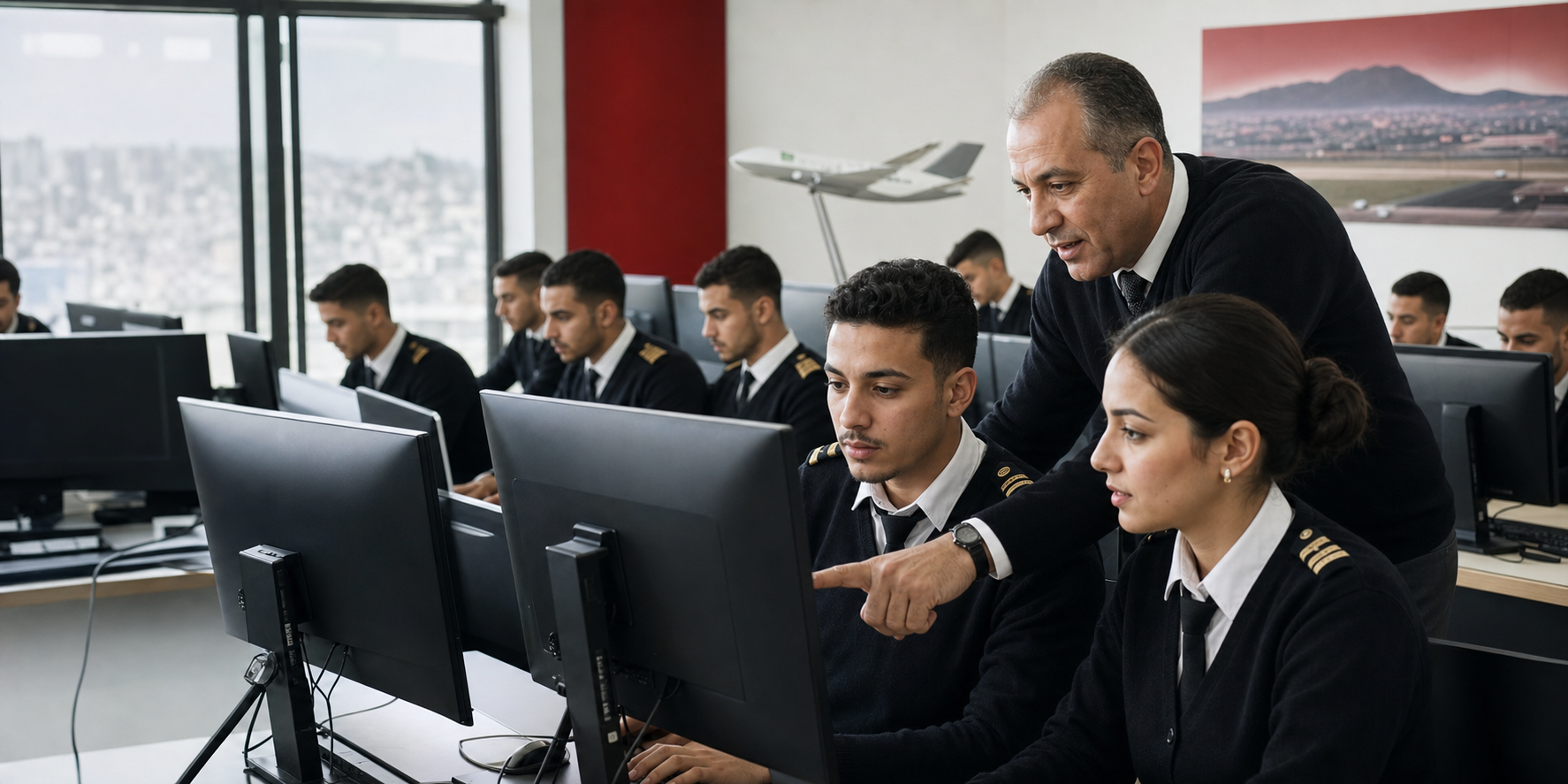Cours pratique de systèmes de réservation dans le laboratoire informatique de l'Académie